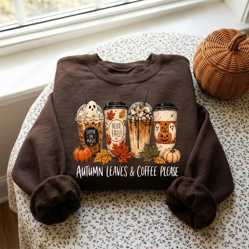 Ghost Coffee Cup Sweatshirt