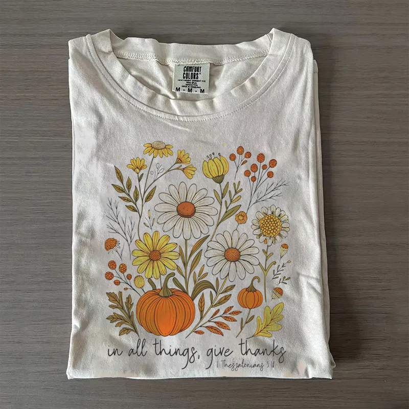 Fall Floral  T-shirt