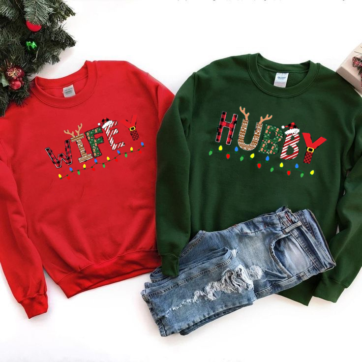 Hubby Wifey Christmas Sweatshirt