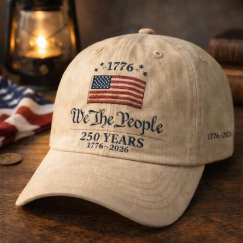 250th America Anniversary Embroidered Cap