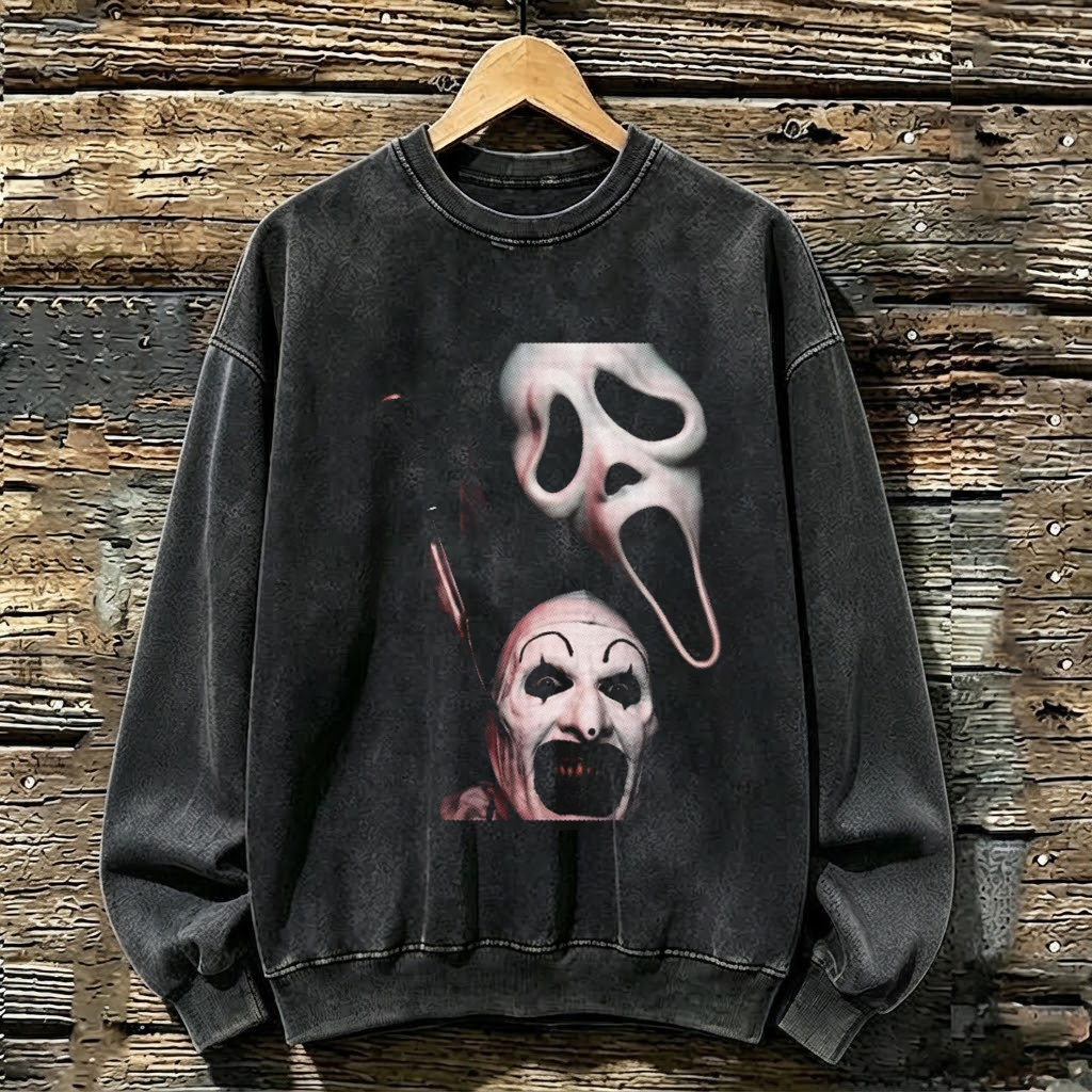 Horror Face Mashup Sweatshirt