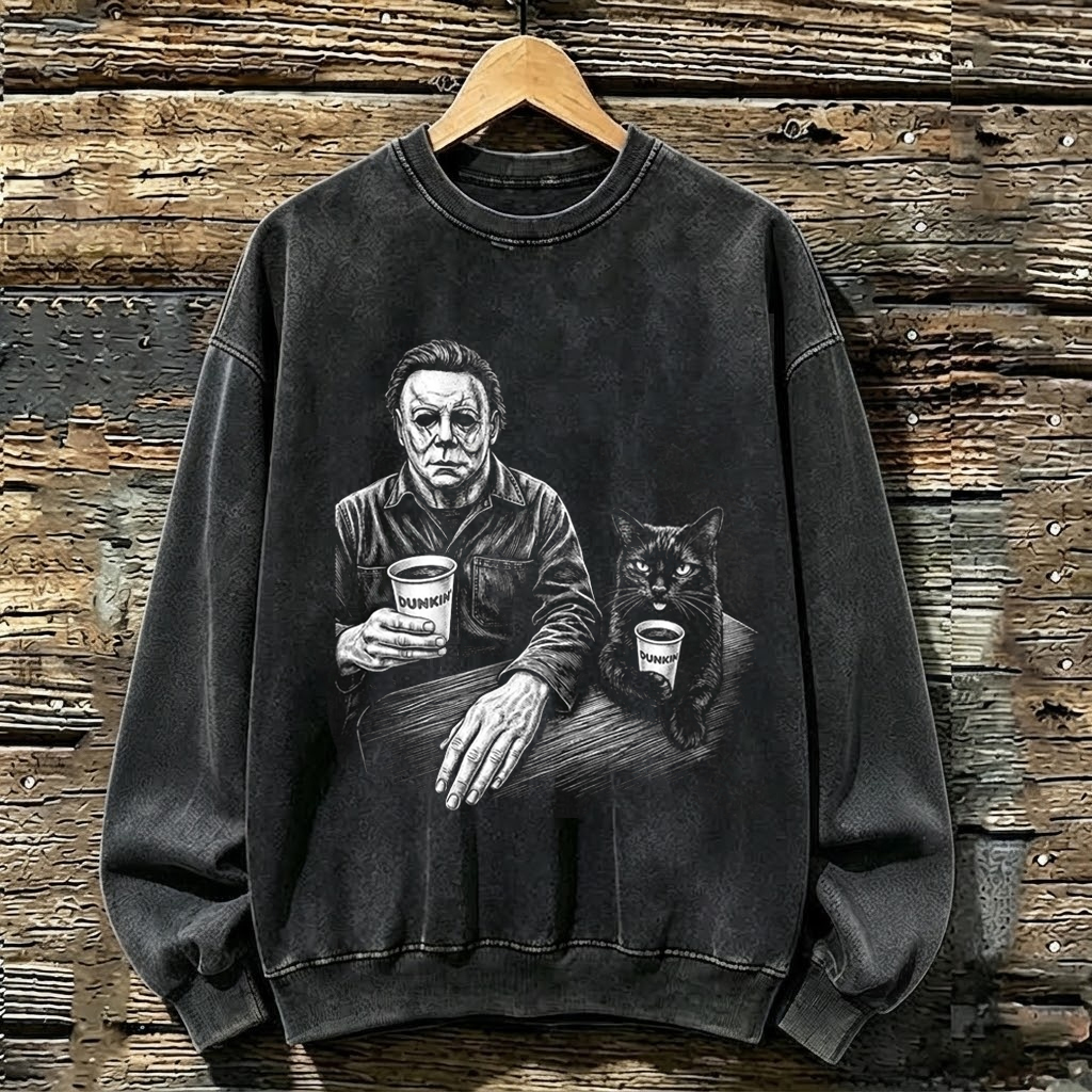 90s Horror Movie Halloween Sweatshirt