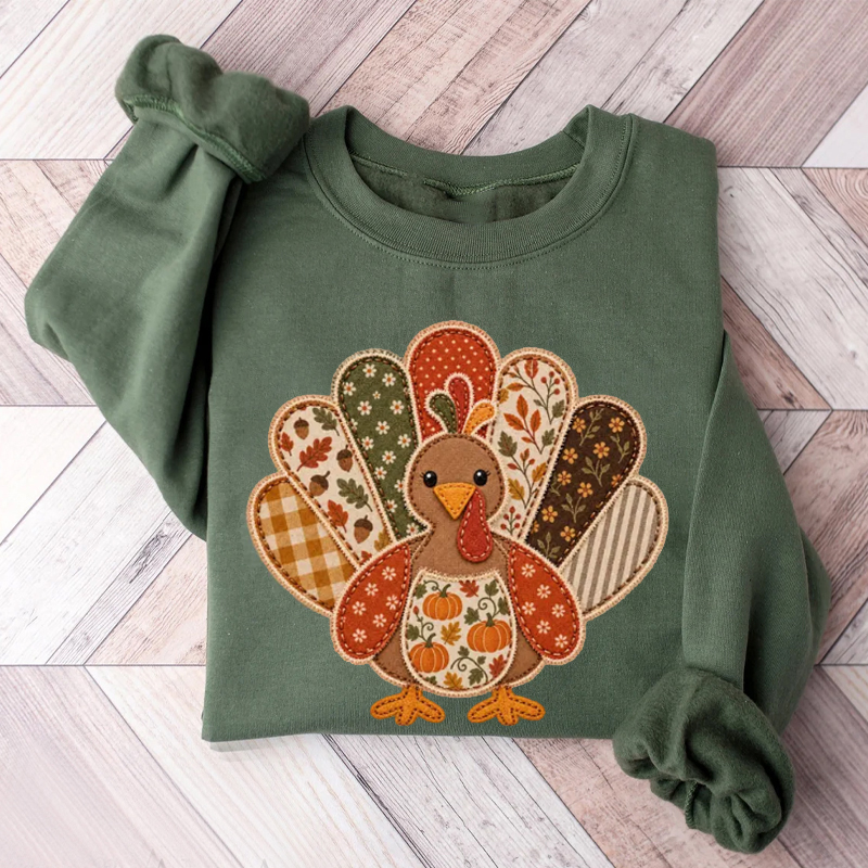 Thanksgiving Fall Turkey Sweatshirt