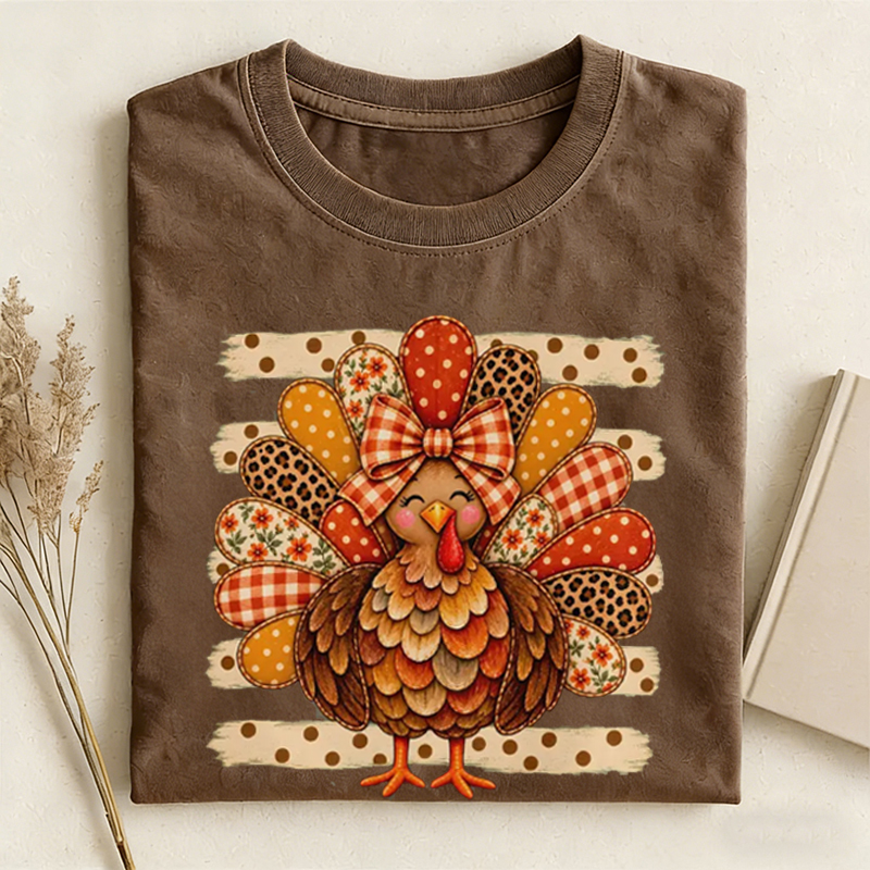 Preppy Thanksgiving Turkey T-shirt