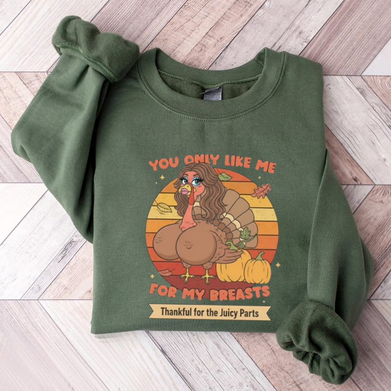 Funny Inappropriate Thanksgiving Sweatshirt