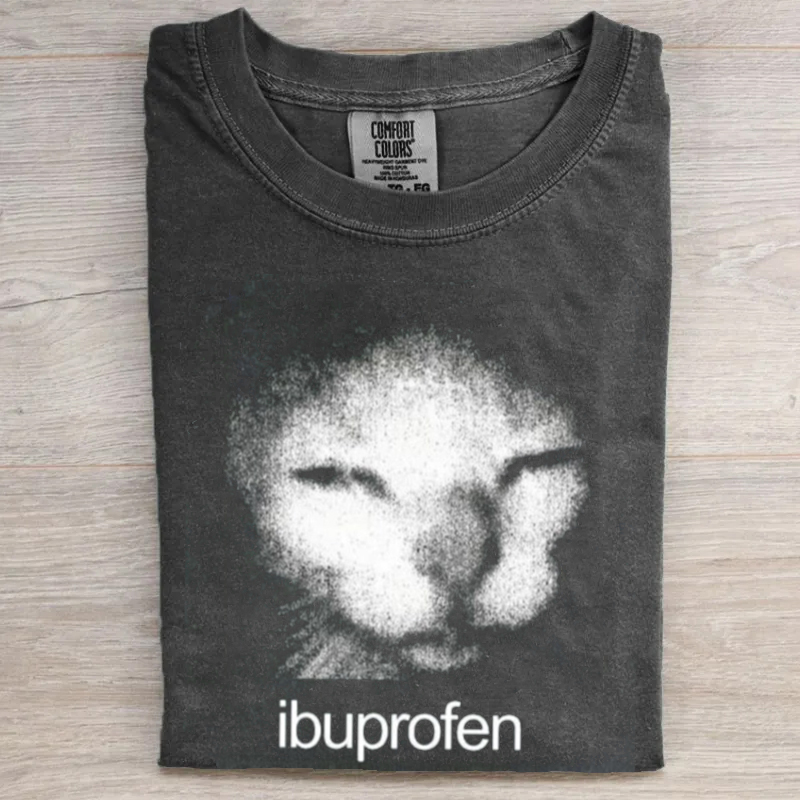 Funny Ibuprofen Cat Meme T-shirt