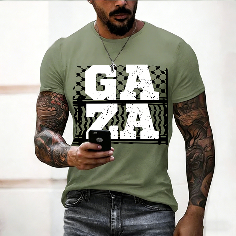 Gaza Keffiyeh Pattern T-shirt