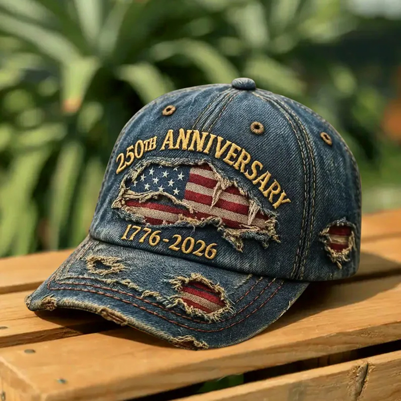 250th America Anniversary Embroidered Cap