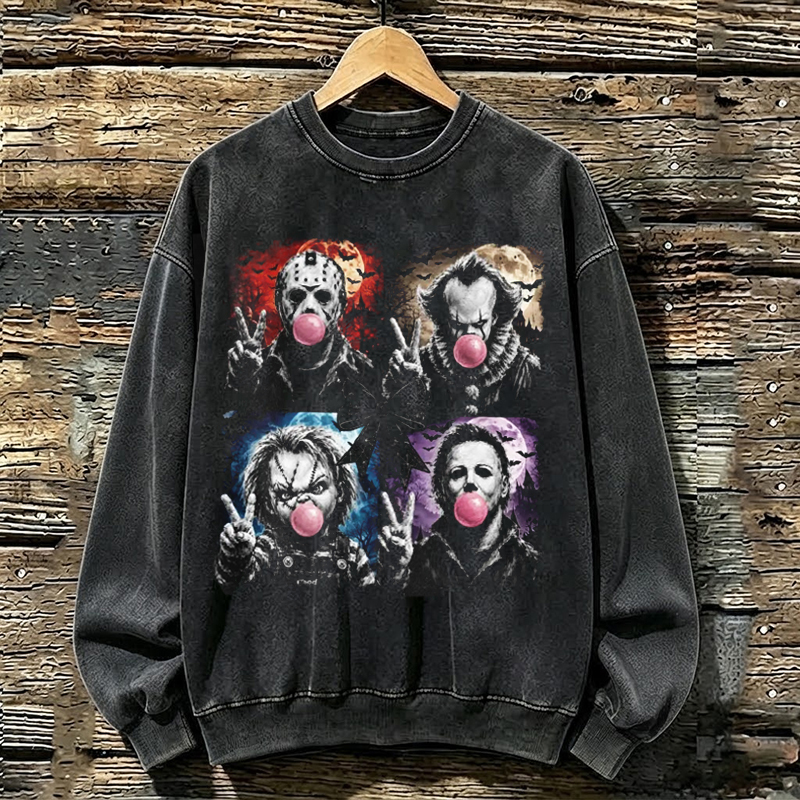 Coquette Bow Halloween Horror Nights Sweatshirt