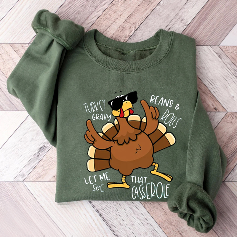 Funny Thanksgiving Turkey Sweatshirt