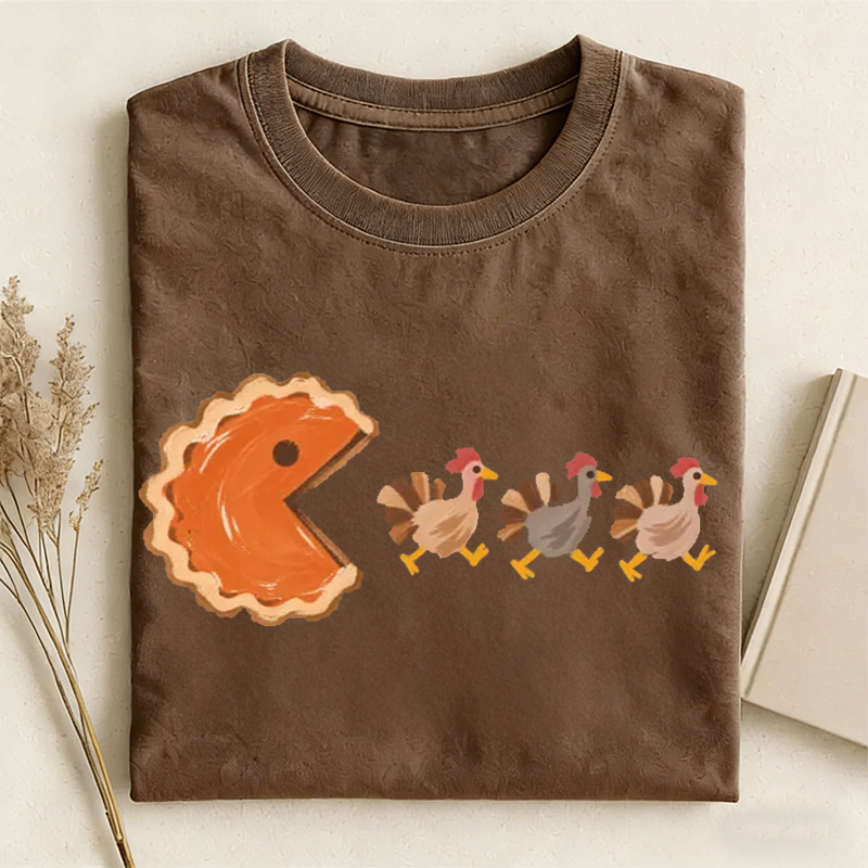 Pumpkin Pacman T-shirt