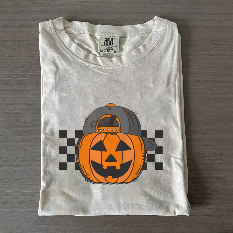 Halloween Retro Pumpkin T-shirt