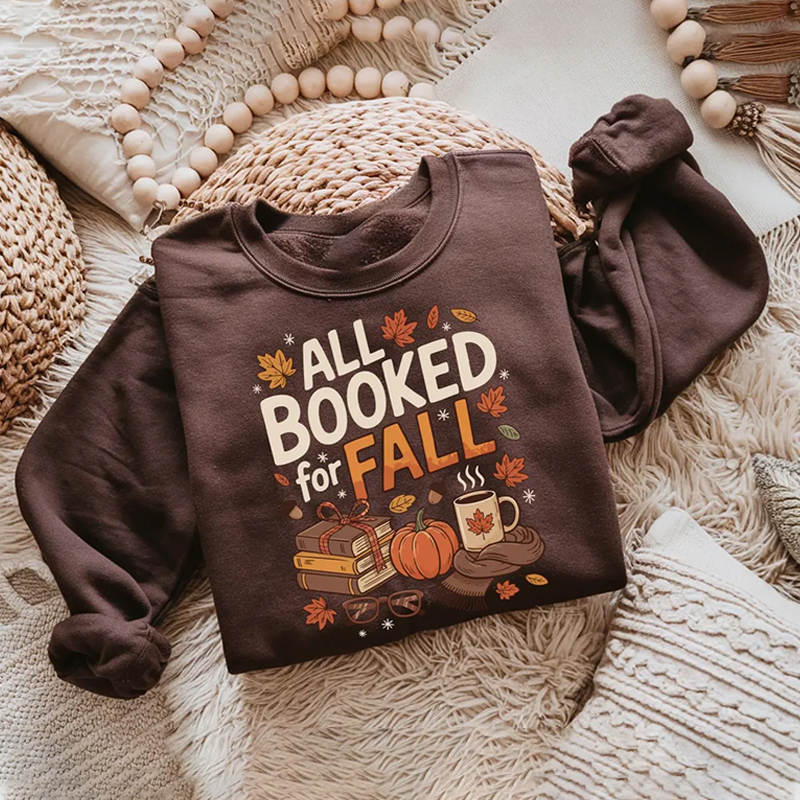 All Booked For Fall Sweatshirt