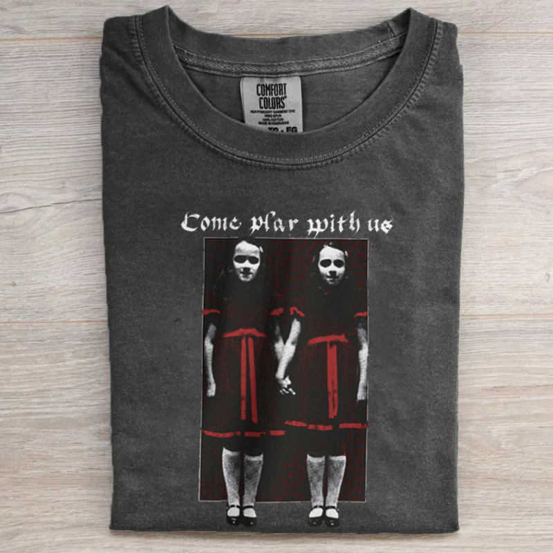 Classic Retro Horror evil Movie T-shirt