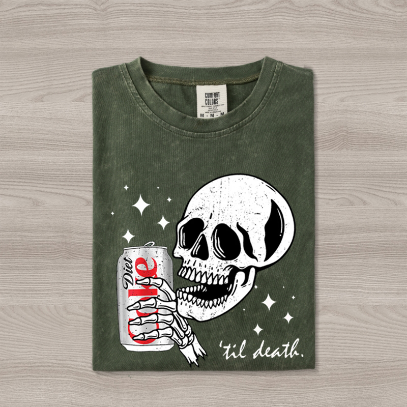 Halloween Retro Cute Skull T-shirt