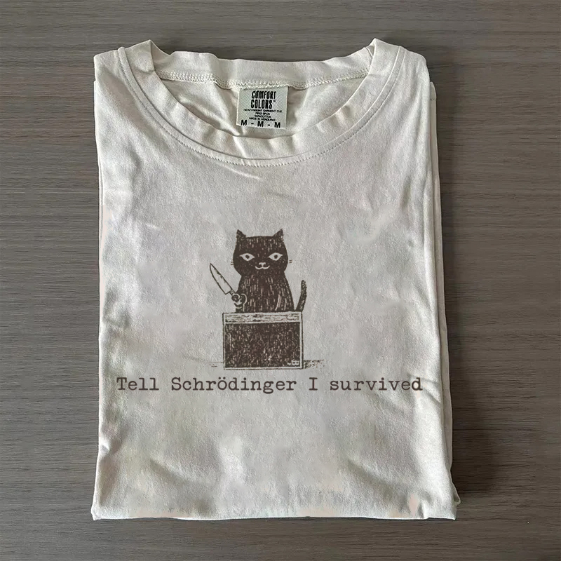 Funny Schrodinger's Cat T-shirt