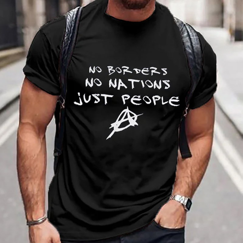 No Borders No Nations Just People T-shirt