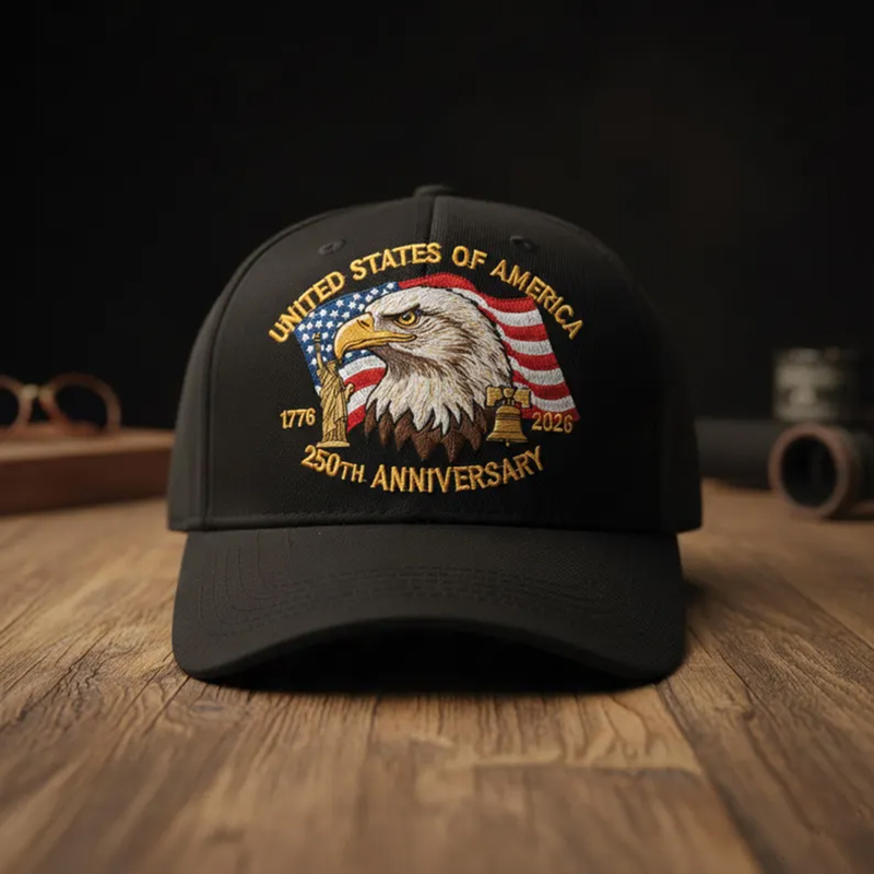 250th America Anniversary Embroidered Cap
