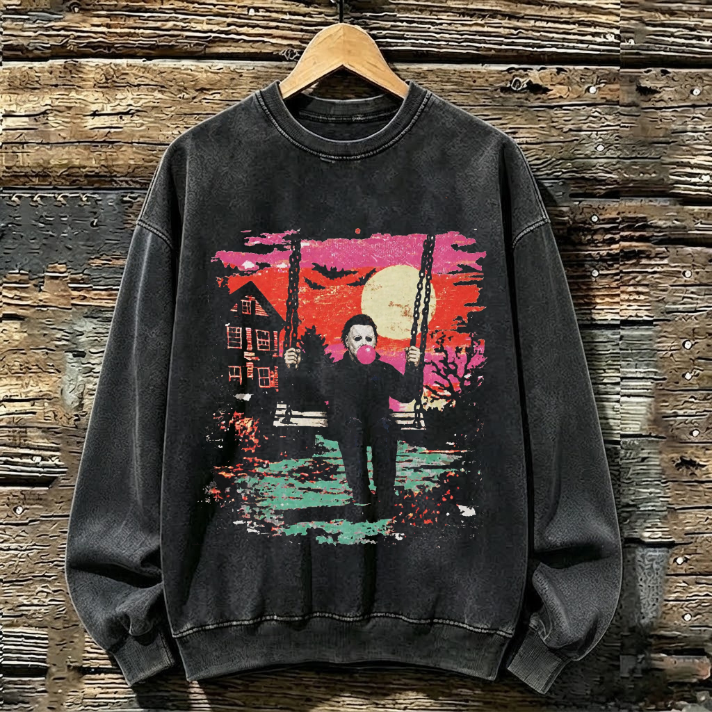 Retro Slasher Halloween Sweatshirt