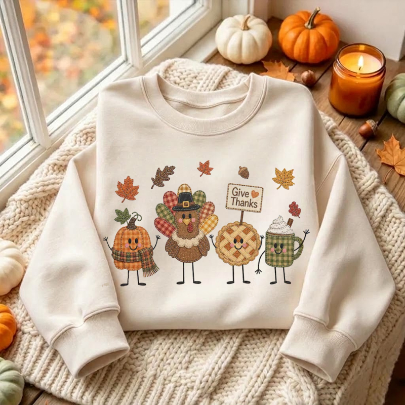 Give Thanks Turkey Sweatshirt