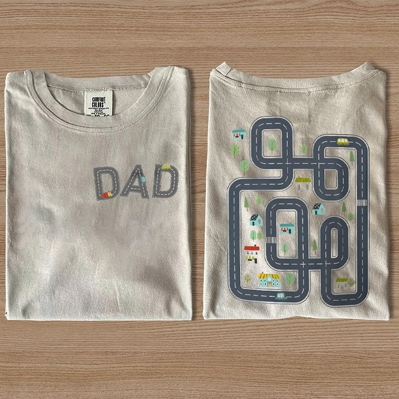 Car Track Dad T-shirt