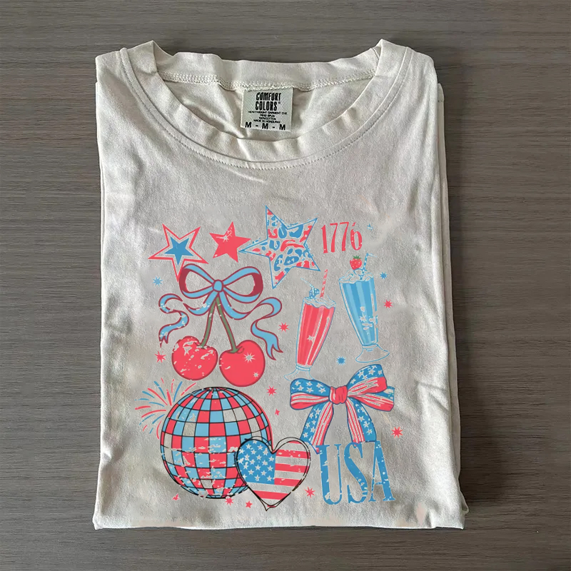 Retro USA Coquette T-shirt