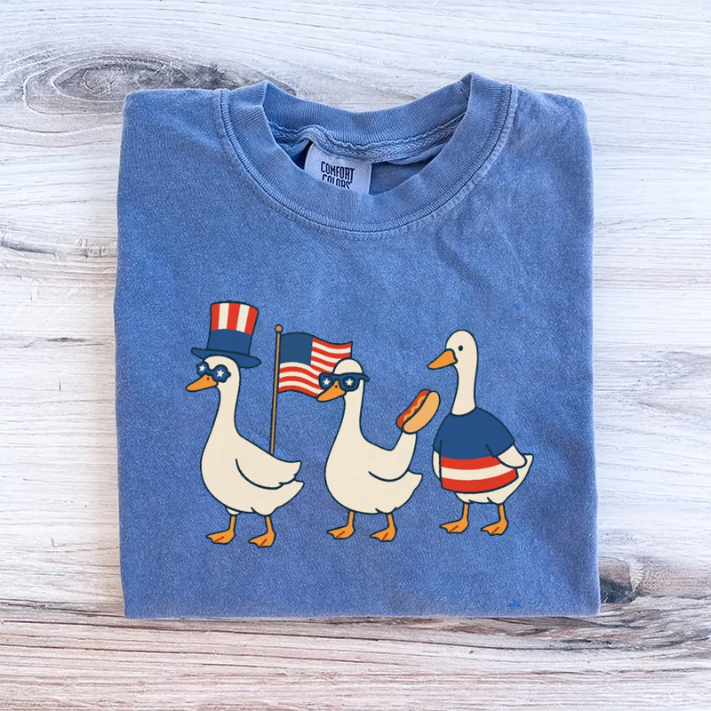 4th of July Silly Goose T-shirt