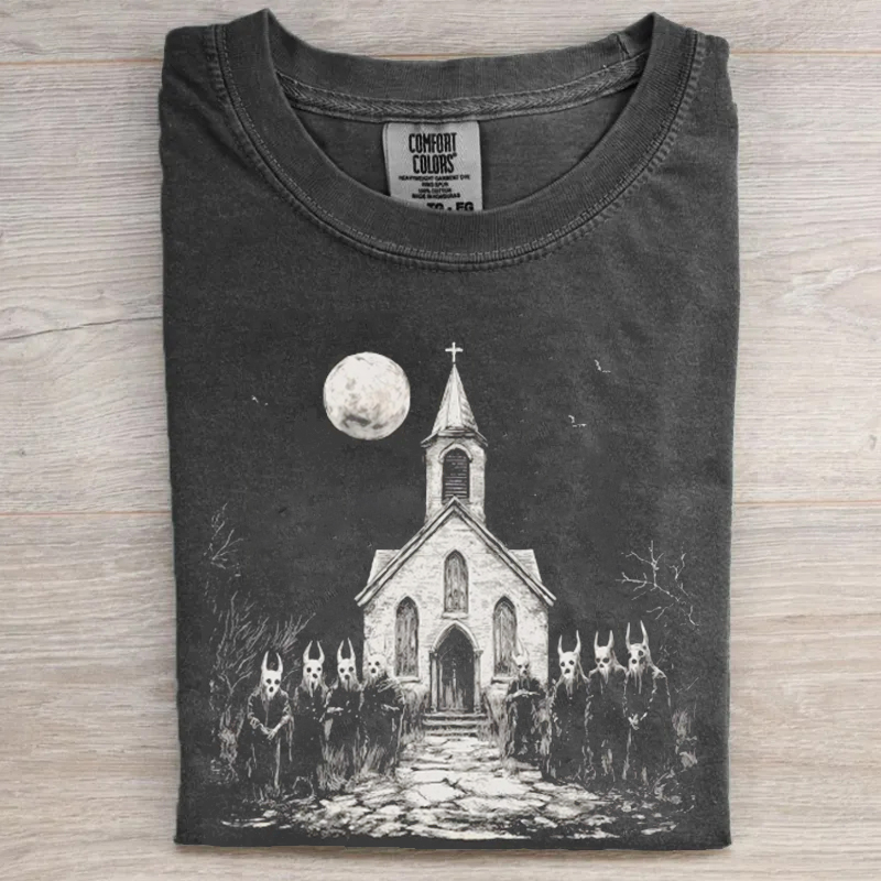 Halloween Retro Mystery Horror T-Shirt