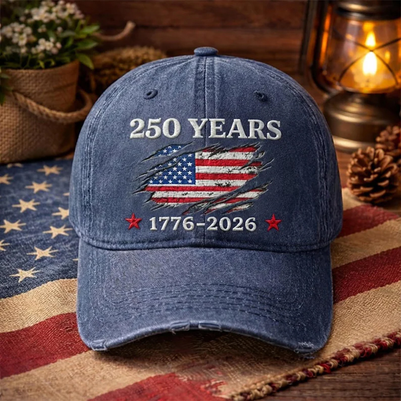 250th America Anniversary Embroidered Cap