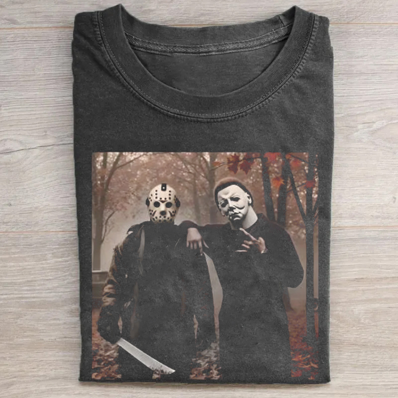 Vintage Horror Characters Friend T-Shirt
