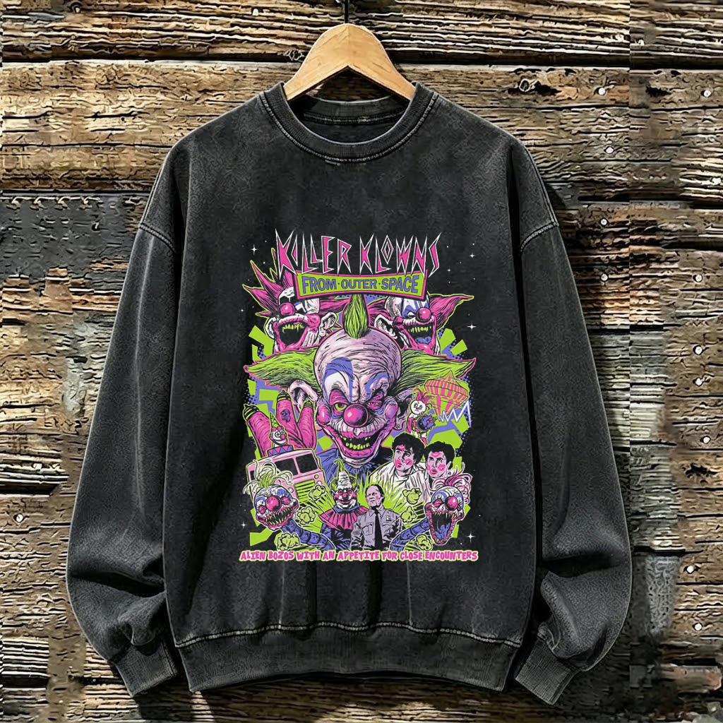 Killer Klowns from Outer Space Retro Sweatshirt
