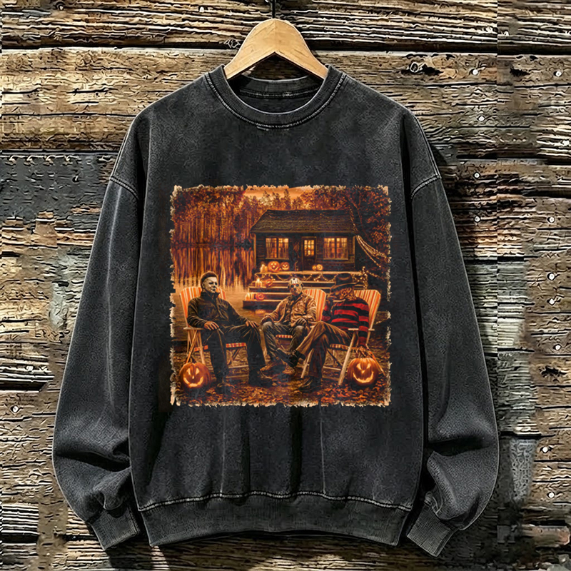 Fall Horror Character Sweatshirt