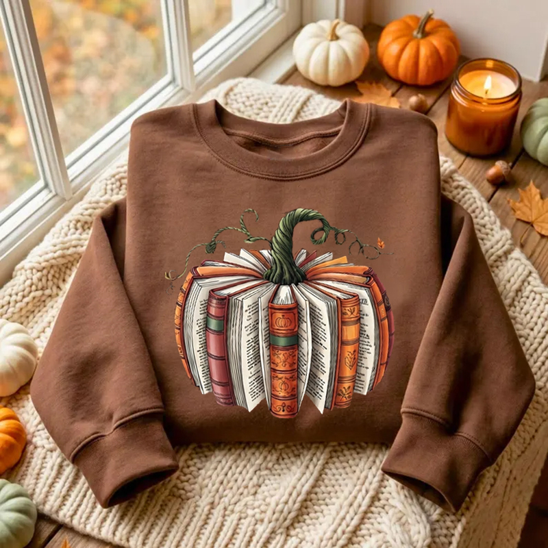 Thanksgiving Book Reader Sweatshirt