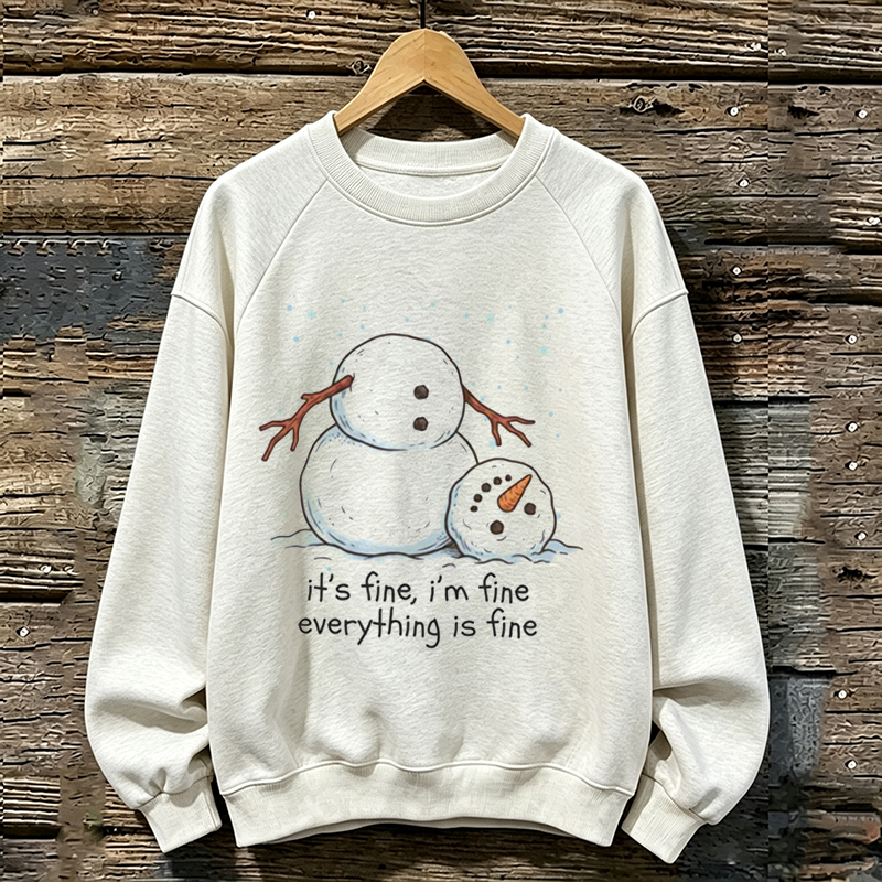 Funny Snowman Sweatshirt