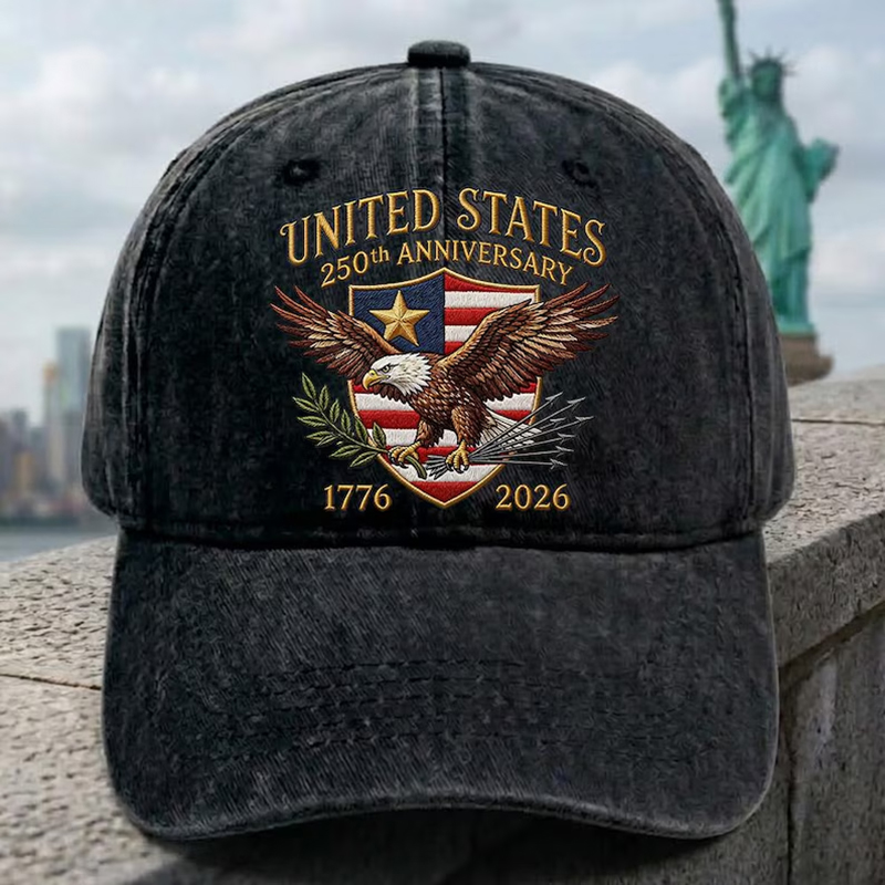 250th America Anniversary Embroidered Cap