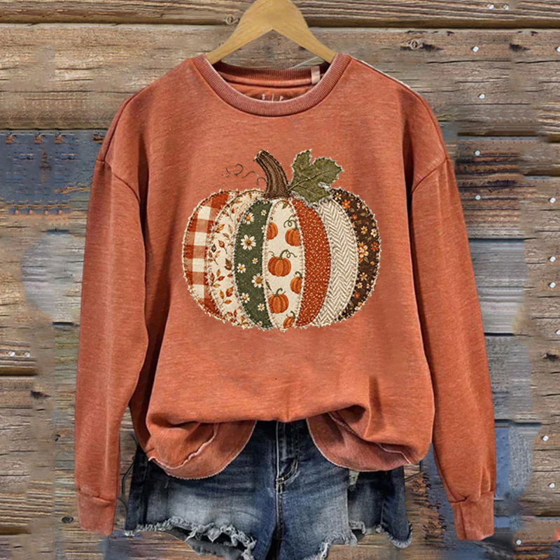 Fall Pumpkin Halloween Sweatshirt