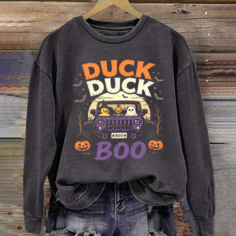 Halloween Duck Duck Boo Sweatshirt