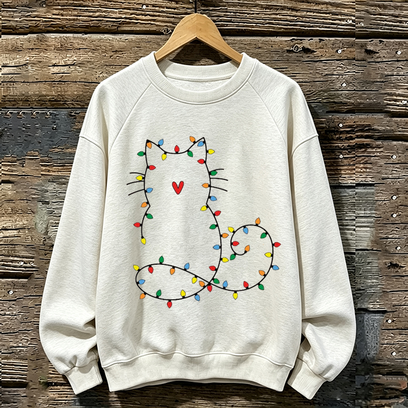 Cute Cat Christmas Sweatshirt