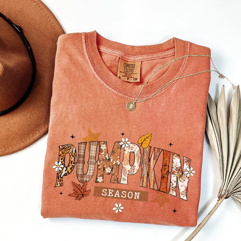 Halloween Retro Pumpkin T-shirt