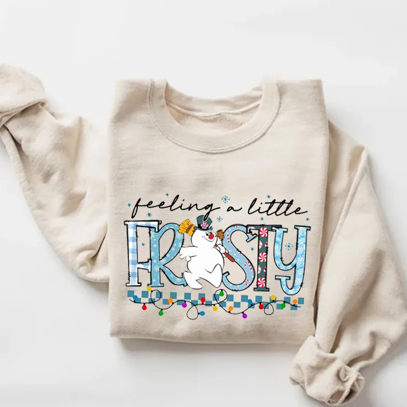 Cute Snowman Christmas Gift Sweatshirt