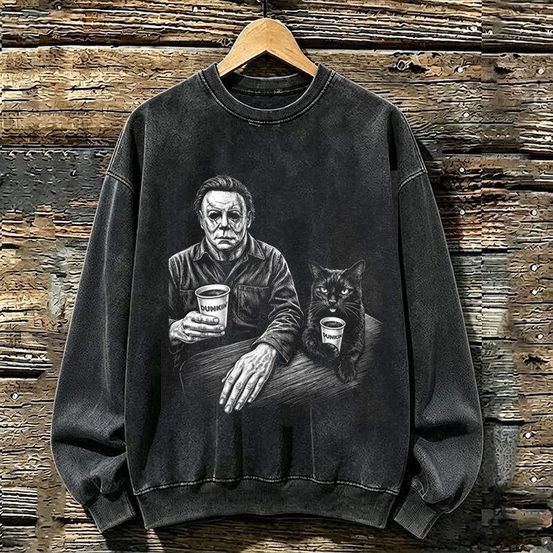 90s Horror Movie Halloween Sweatshirt