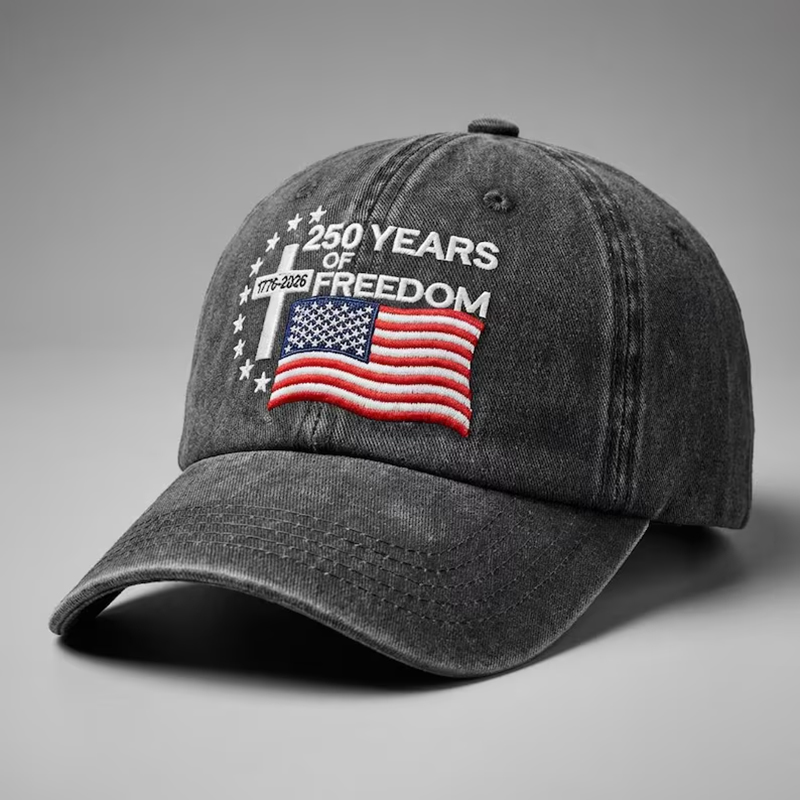 250th America Anniversary Embroidered Cap