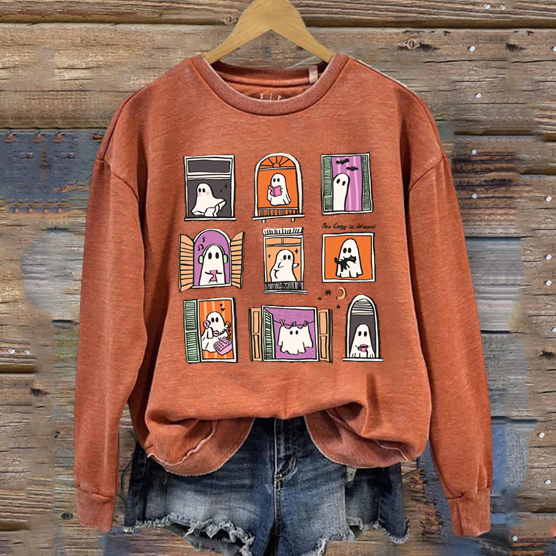 Too Cozy To Haunt Sweatshirt