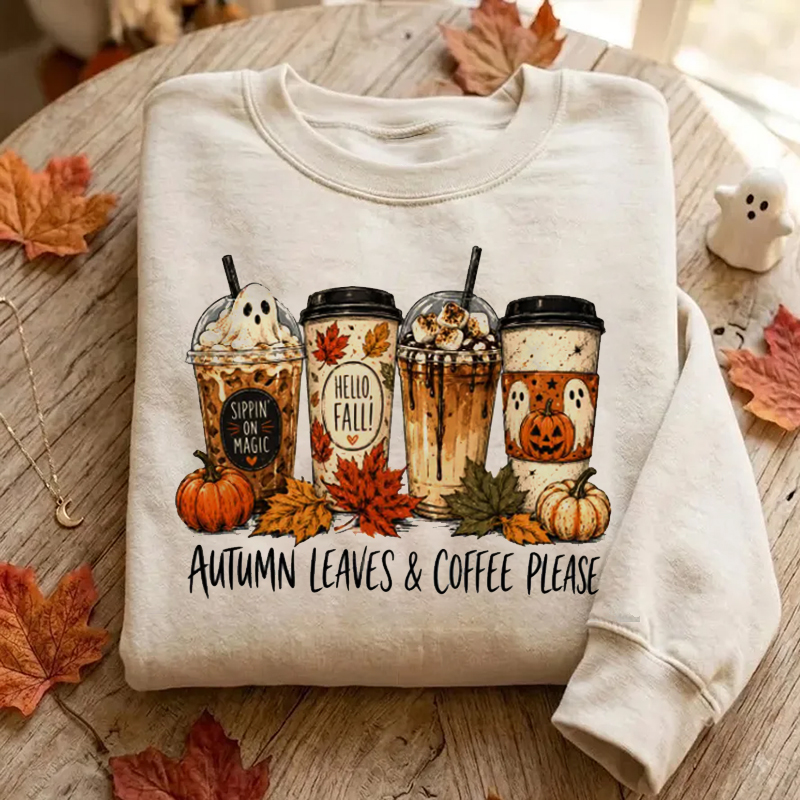 Halloween Coffee Sweatshirt