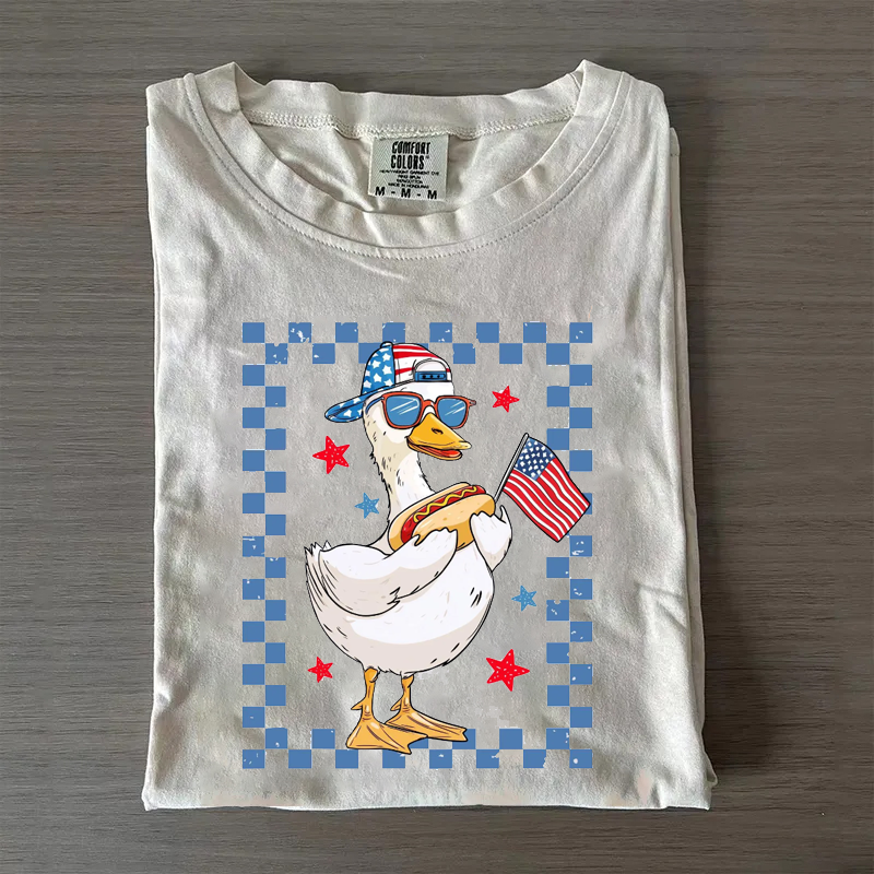 Comfort Colors Patriotic Goose T-shirt