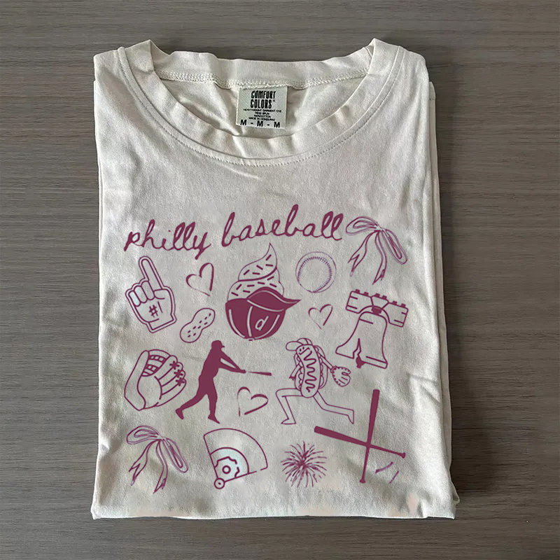 Philadelphia Retro  Baseball T-shirt