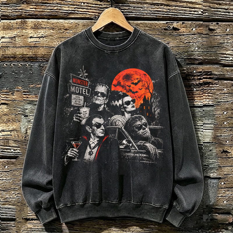 Vintage Monster Motel Sweatshirt