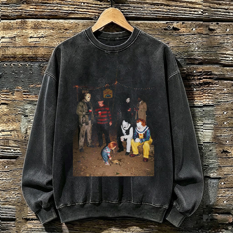 Classic Halloween Horror Characters Sweatshirt