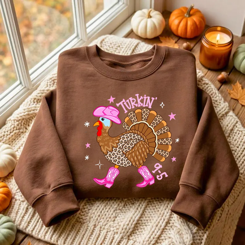 Retro Turkin 9 to 5 Sweatshirt