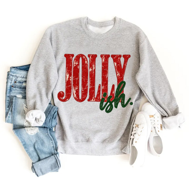 Jolly Ish Christmas Sweatshirt